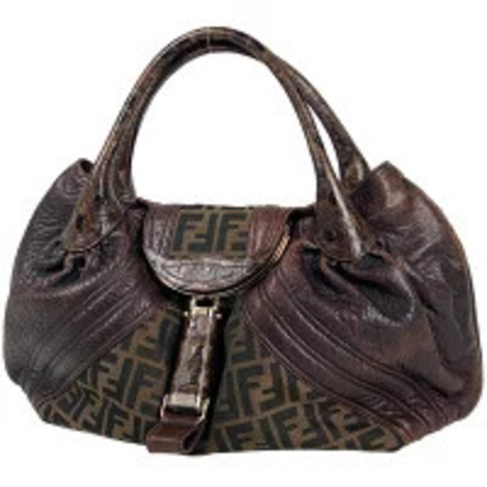 Fendi Zucca Spy bag handbag canvas brown